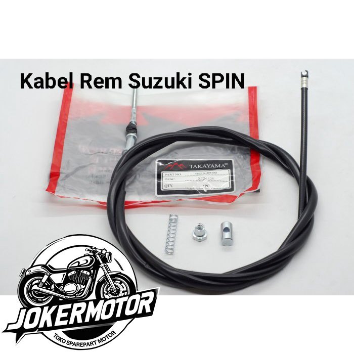 Kabel Rem Spin 125 Takayama / Tali Rem belakang  Motor Spin
