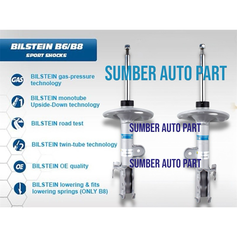 Shockbreaker bilstein b8 toyota rav4 depan merk bilstein