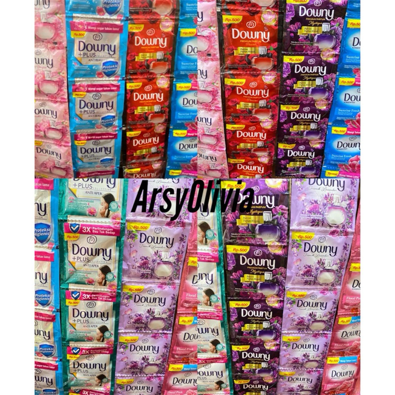 Downy sachet 1 renteng isi 12 pcs