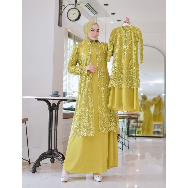 BISMILLAH NEW GAMIS COUPLE YASMIN IBU DAN ANAK/GAMIS COUPLE TERBARU/GAMIS COUPLE.MODERN