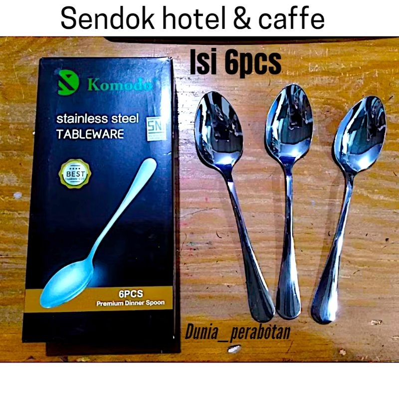 [6pcs premium spoon dinner] KOMODO | SENDOK DINNER KOMODO | Sendok hotel | sendok makan hotel