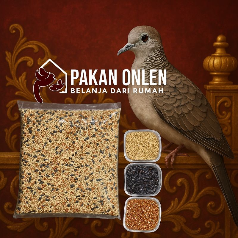 Milet Perkutut Campur Kiloan pakan kutut