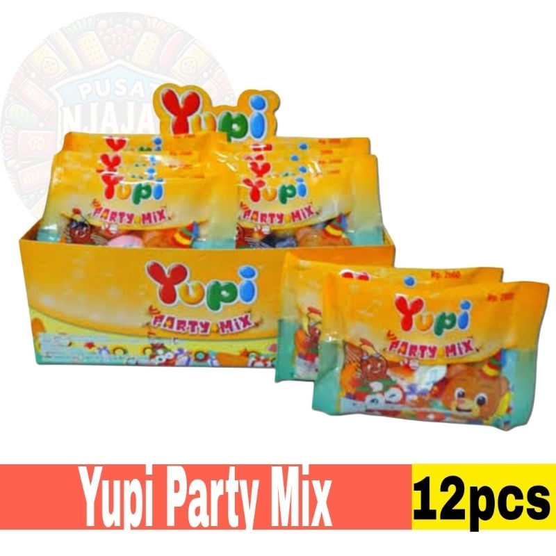 

Yupi Party Mix 32gr Display Box isi 12pcs