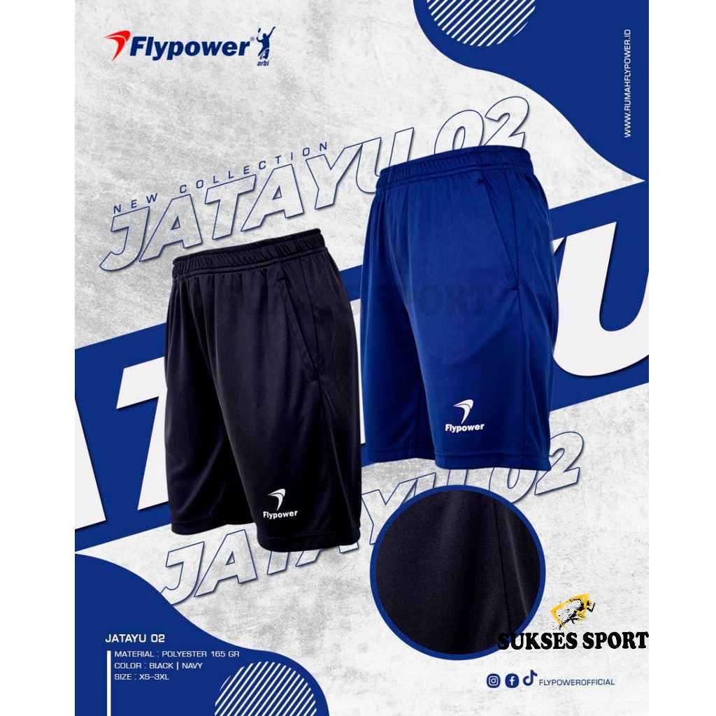 Celana badminton Flypower Jatayu 02 Celana Olahraga Bulutangkis Unisex | Celana Olahraga