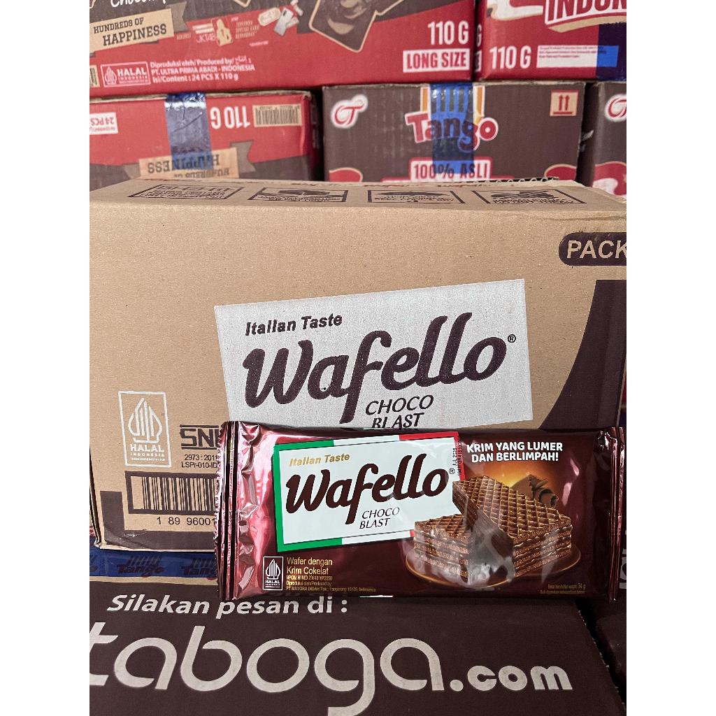 

wafer wafello 34 gram 1 dus isi 60 pcs