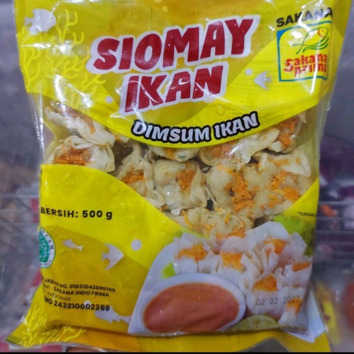 

SAKANA SIOMAY IKAN / DIMSUM IKAN 500GR