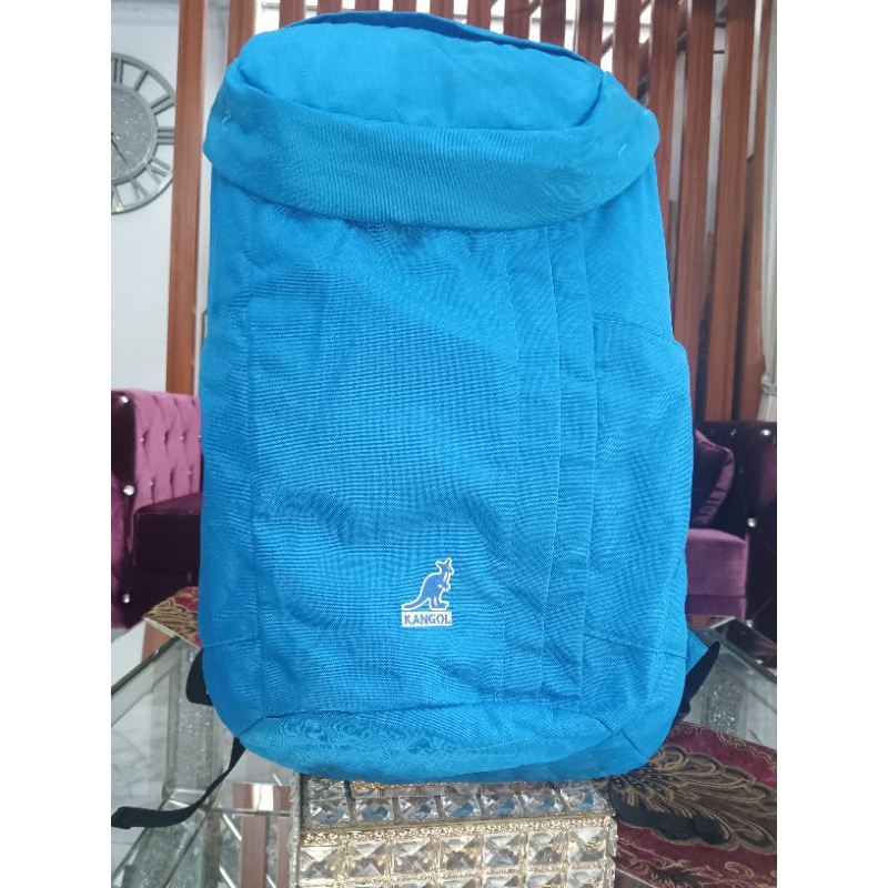 KANGOL Ransel keren nan menawan tas second super branded/Size L .32Cm  X  T.52Cm/8Pocket/BahanKain T