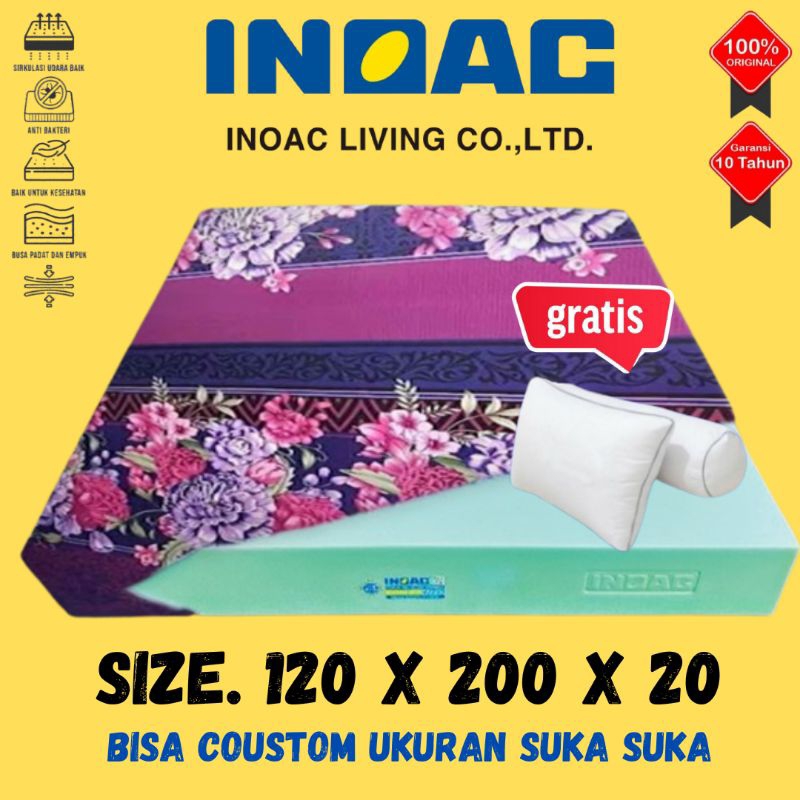 kasur busa inoac 120x200x20  EON D23 original