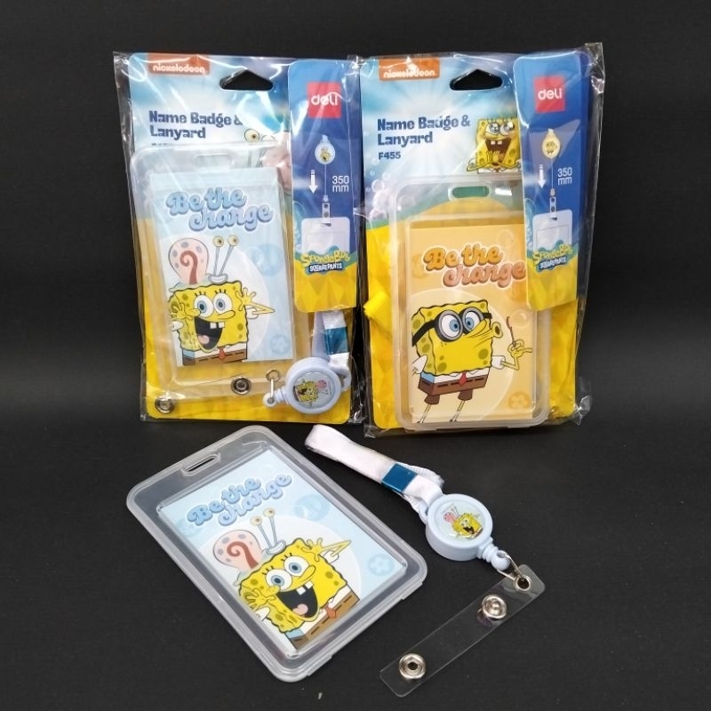 

Tali Id card Yoyo Deli Spongebob Squarepants / Name Badge& Lanyard Deli F 455