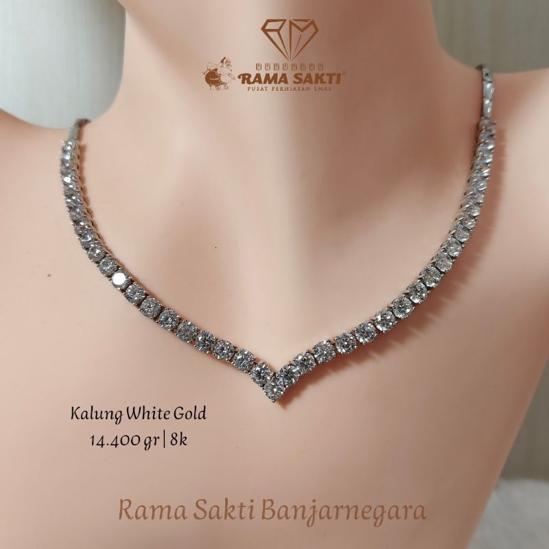 Kalung Aurel Whitegold kadar 375