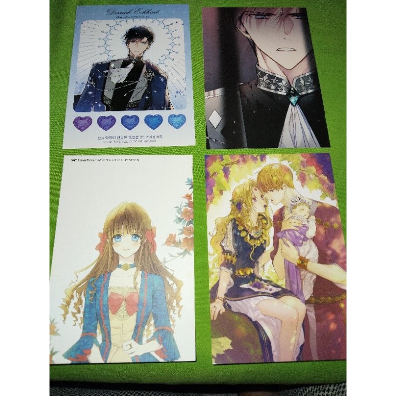 POSTCARD MANHWA WHO MADE ME A PRINCESS / SUDDENLY I BECAME A PRINCESS, POSTCARD & STICKER DEATH IS T