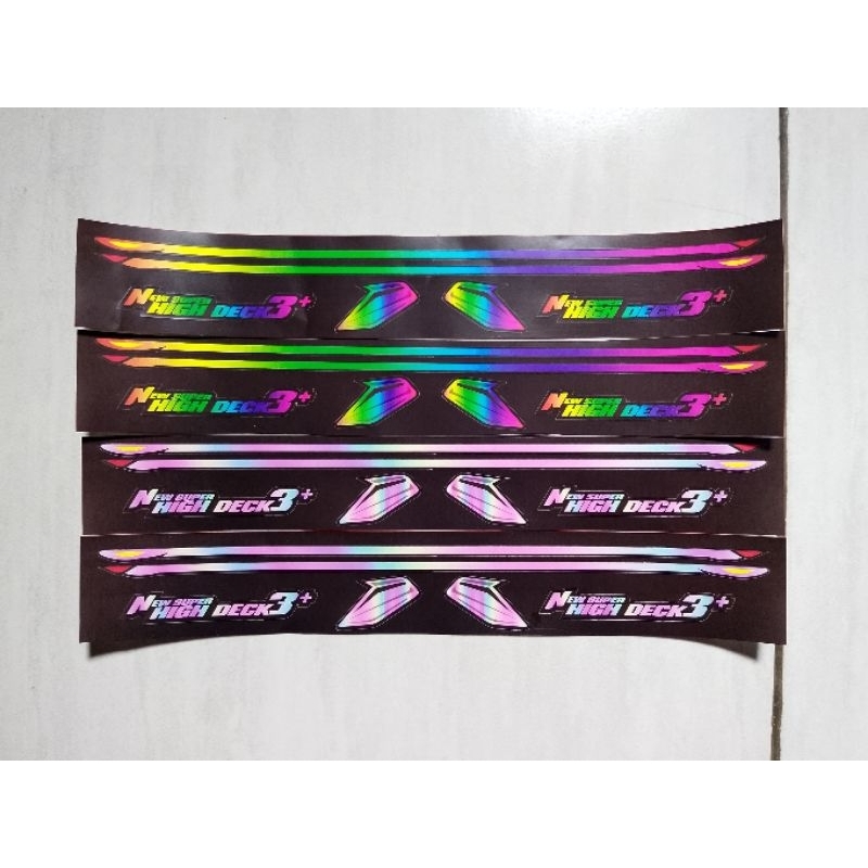 

Stiker slendang miniatur bus rainbow high jb3 cutting
