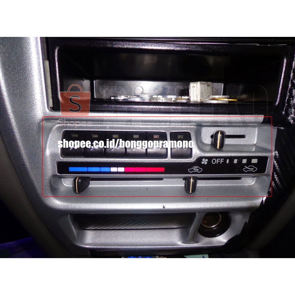 Knop Knob AC Suzuki Baleno