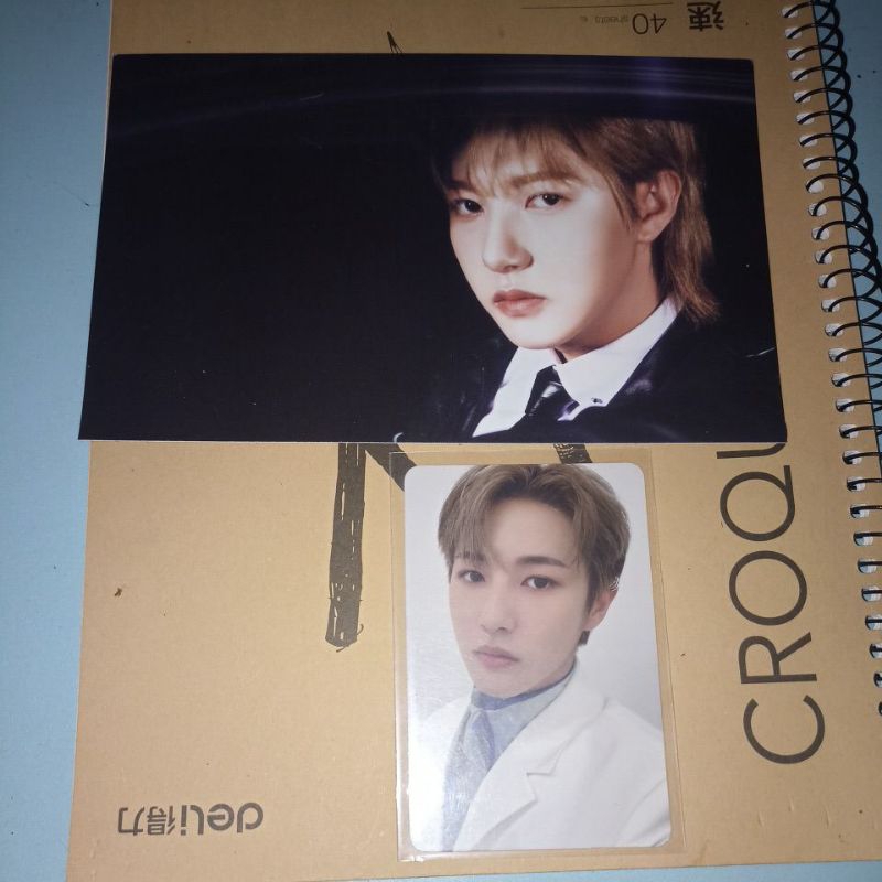 Photocard postcard renjun nct dream universe