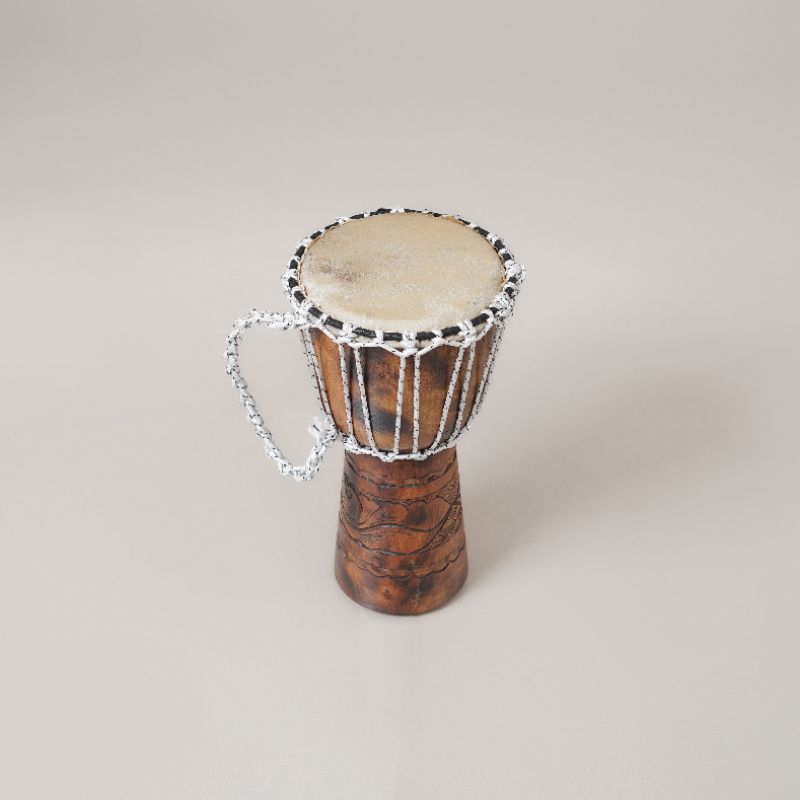 Jimbe Djembe Ukuran 40cm Kayu Mahoni