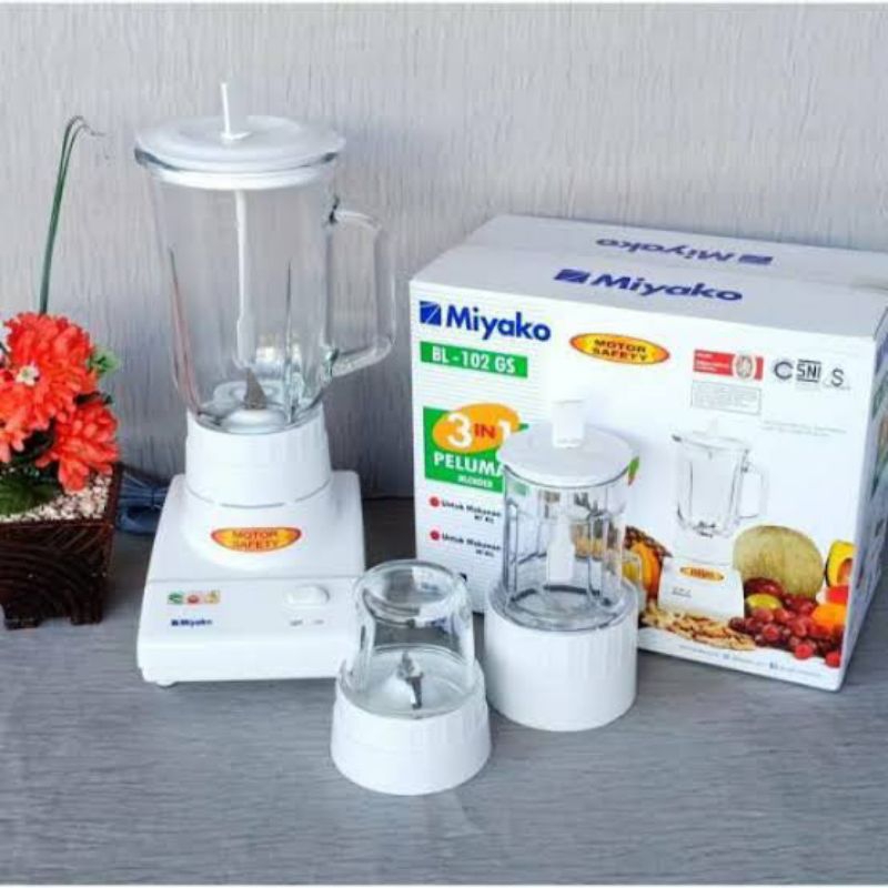 BLENDER MIYAKO BL-102 GS BL-102GS BL 102 GS 3IN1 KACA