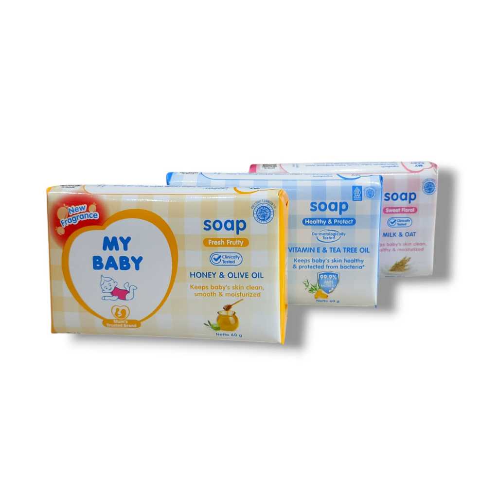 MY BABY SOAP 60gr SABUN BATANG BAYI / SABUN BATANG BAYI MYBABY