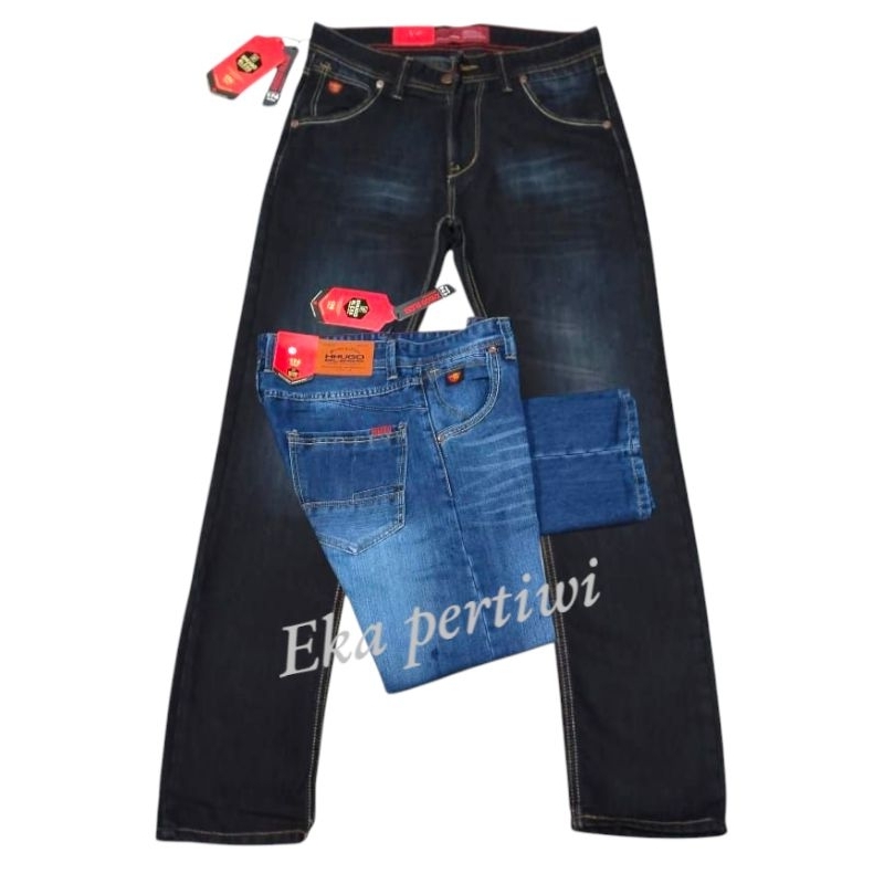 XHUGO BLESS CELANA PANJANG JEANS PANJANG PRIA ORIGINAL // CELANA DENIM PRIA // CELANA JEANS PANJANG 