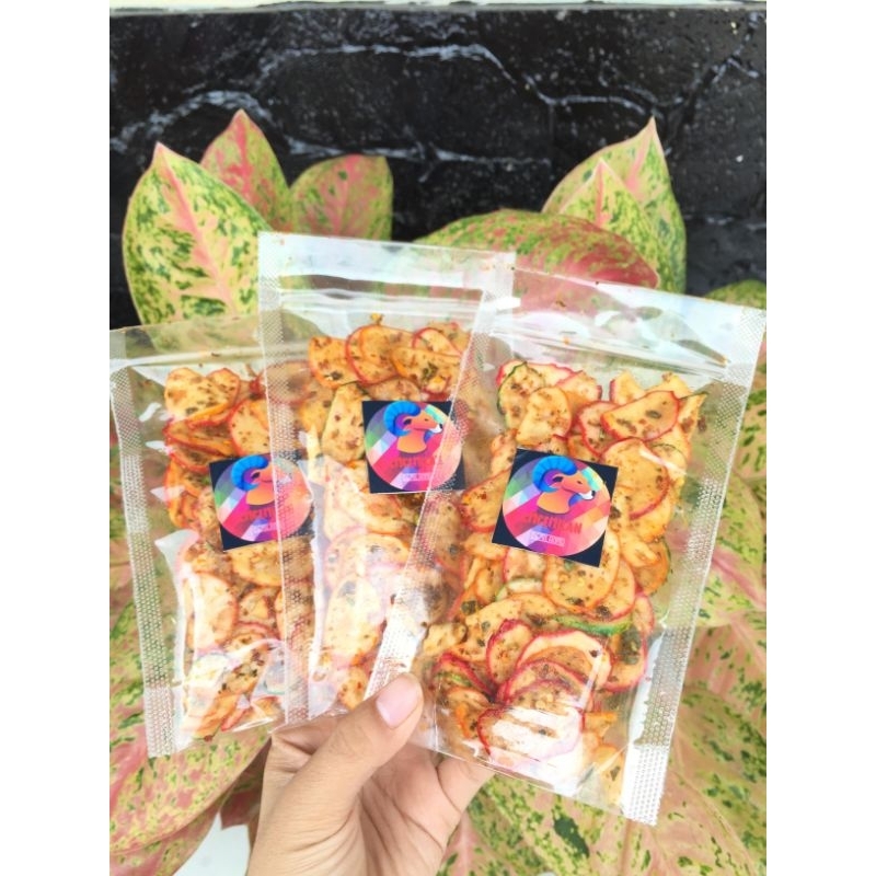 

Kerupuk Seblak Kering- Pedas Daun Jeruk