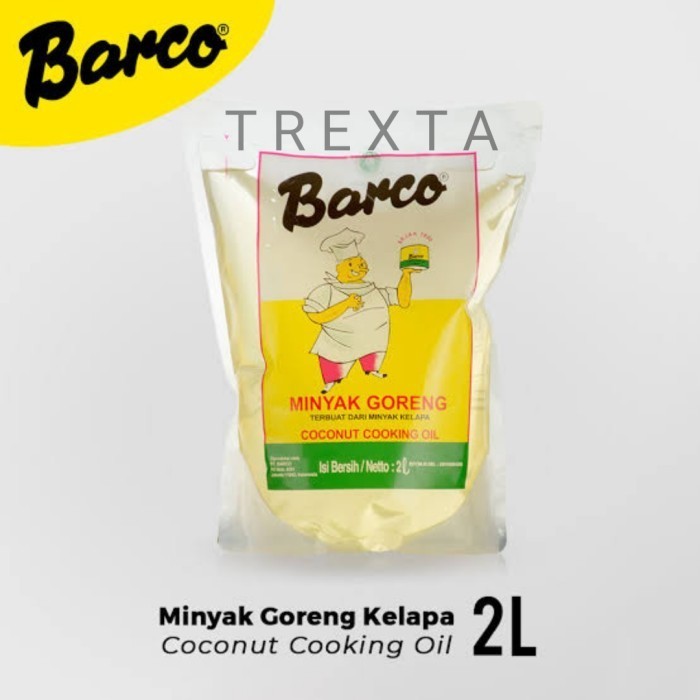 

NEW PRODUK Barco Minyak Goreng Kelapa / Coconut Oil - 2 Liter (1 Karton) Gjk Grab Termurah