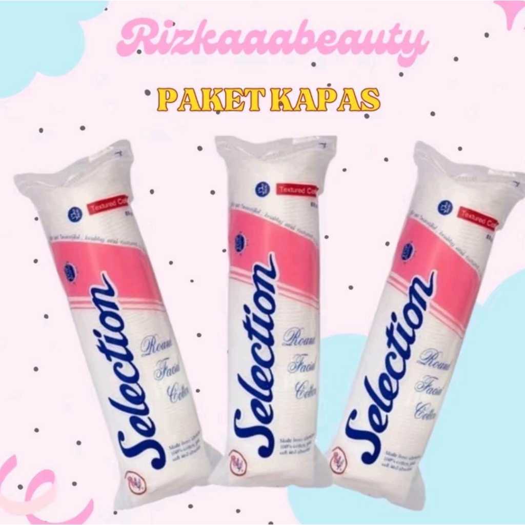 PAKET KAPAS Kapas Bulat Pembersih Wajah Facial Cotton