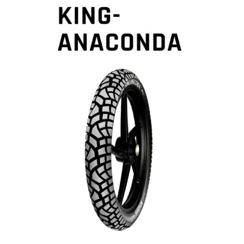 Ban luar belakang ANACONDA,JAGUAR,TRIAL ukuran 80/90-17 (275-17) untuk motor merk KINGLAND