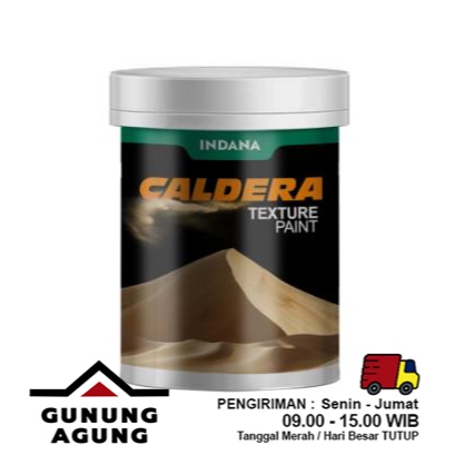 Cat Tekstur Caldera / Cat Box Speaker Hitam Texture Indana Caldera 1,5 kg
