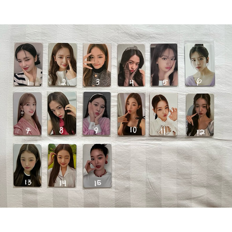 photocard (pc) IVE wonyoung & yujin | eleven, love dive, after like