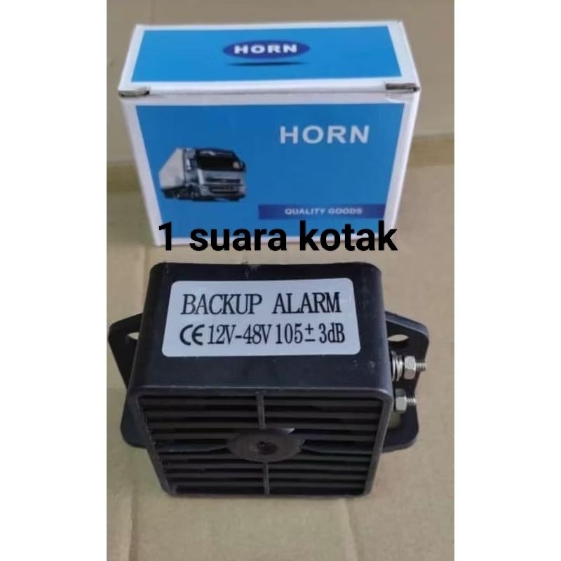 Alarm Mundur Mobil 1 Suara Back Horn/Klakson Mundur Truck & Bus 12V24V