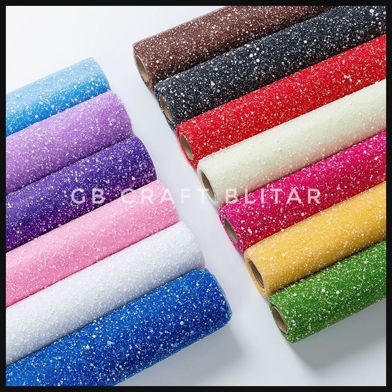 

1 Gulung Tile Salju Wrapping Bouquet 4 Yard