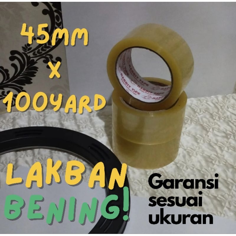 

Lakban bening paling hemat 45mm x 100yard