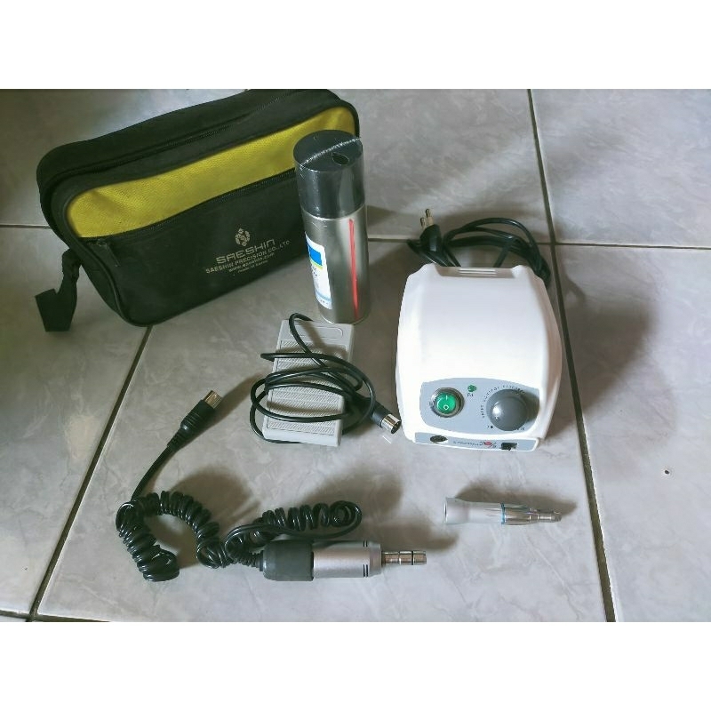Micromotor bur strong 207 saeshin handpiece korea bekas second dental unit