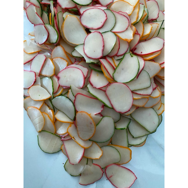 

KERECEK KERUPUK MENTAH BAWANG PINGGIRAN WARNA WANI CAP PADI