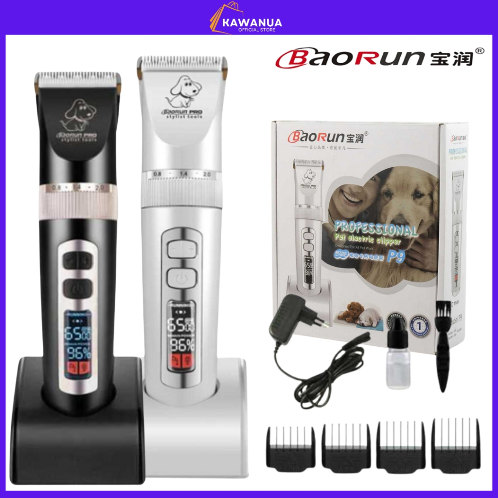 KS BaoRun Alat Mesin Cukur Elektrik Bulu Hewan Domba Kambing Anjing Kucing Tanpa Kabel - P9