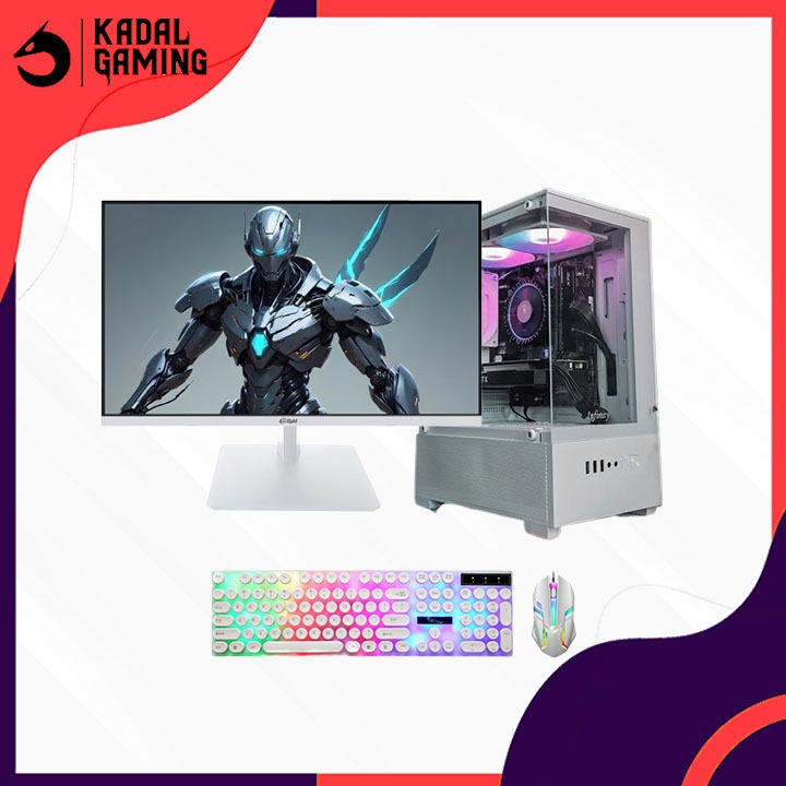 Processor: INTEL CORE I3 10105F TRAY Motherboard: H410M VGA: RADEON RX 580 8GB Ram: 16GB DDR4 3200MH