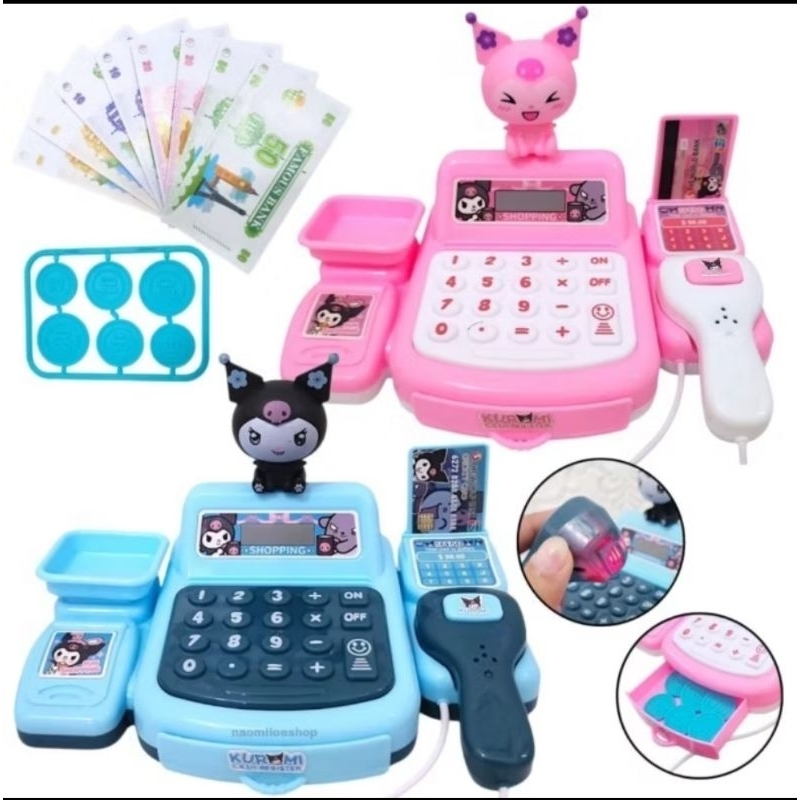 (SNI)Mainan Mesin Kasir Kuromi / mainan Kasir anak / Mainan Edukasi Mainan Mesin Kasir Supermarket