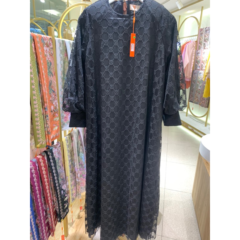 DRESS MONOGRAM LACE NADA PUSPITA NEW