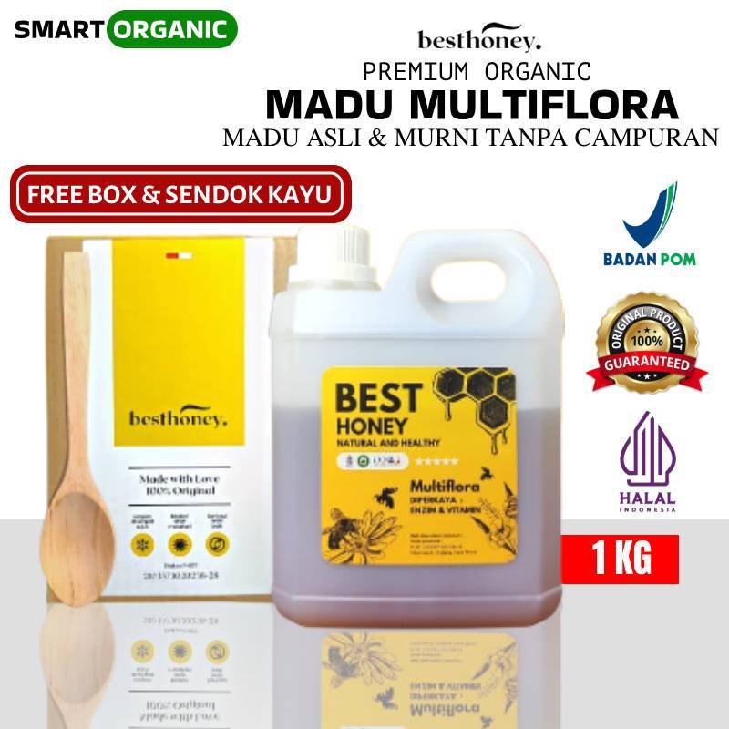 

Madu Murni Asli 100% Madu Multiflora Original 1kg