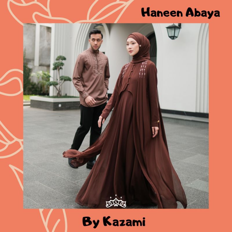 [PRE-ORDER] Haneen Abaya by Kazami / Abaya / Abaya Premium / Abaya Daily / Dress Kazami / Abaya Excl