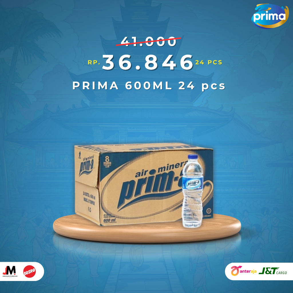 

Prim-A Botol 600 ml isi 24pcs