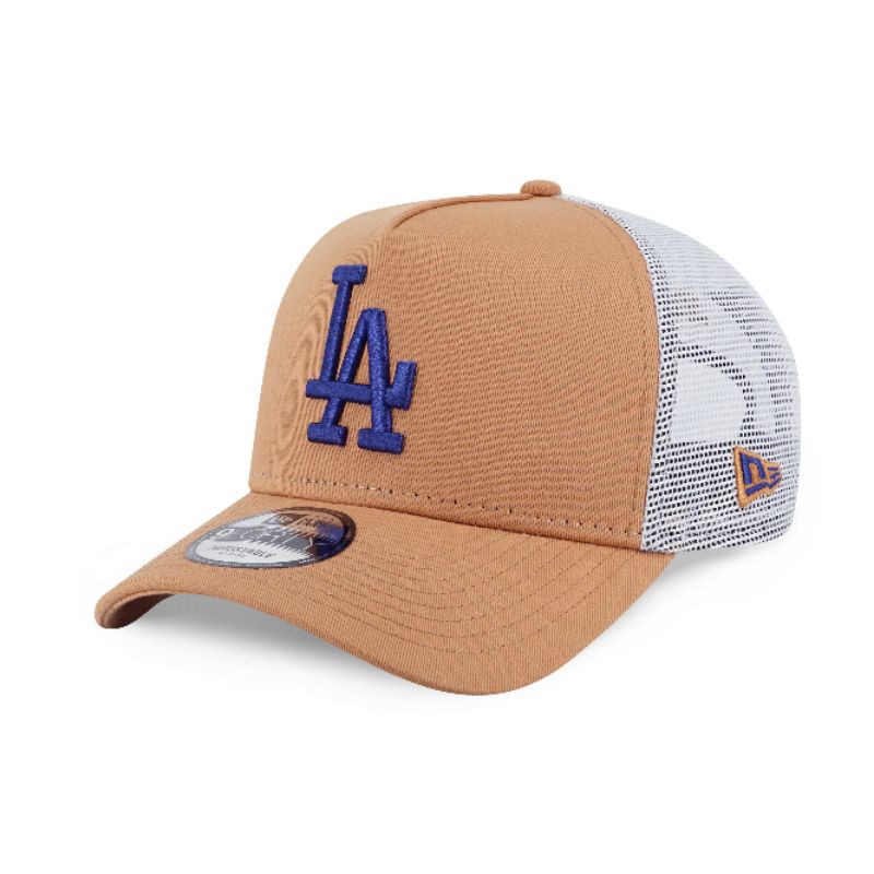 Topi New Era Cap Los Angeles Dodgers Color Era Deep Sand Trucker Type A Frame 9Forty Adjustable Orig