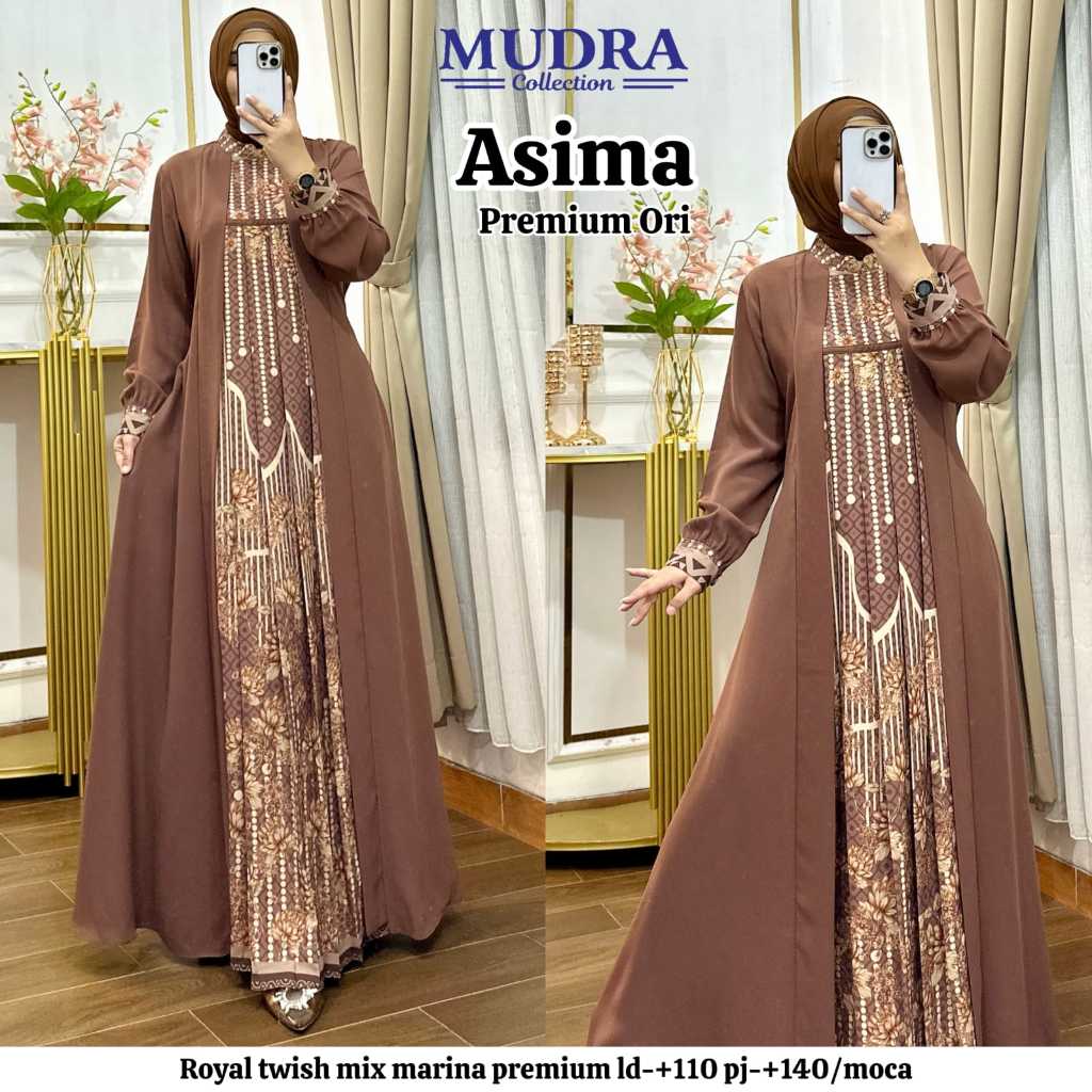 Gamis Mudra Collection / Gamis Terbaru / Gamis Wanita / Gamis Premium / Flory Set / Palupi / Salda /