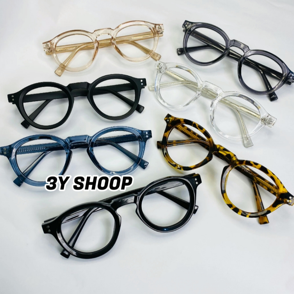 KUJAI SHOOP Kacamata Trendy Skena Bold 2025 Bulat Bisa Custom Lensa Jine Lensa Bluray Pthochromic Bl