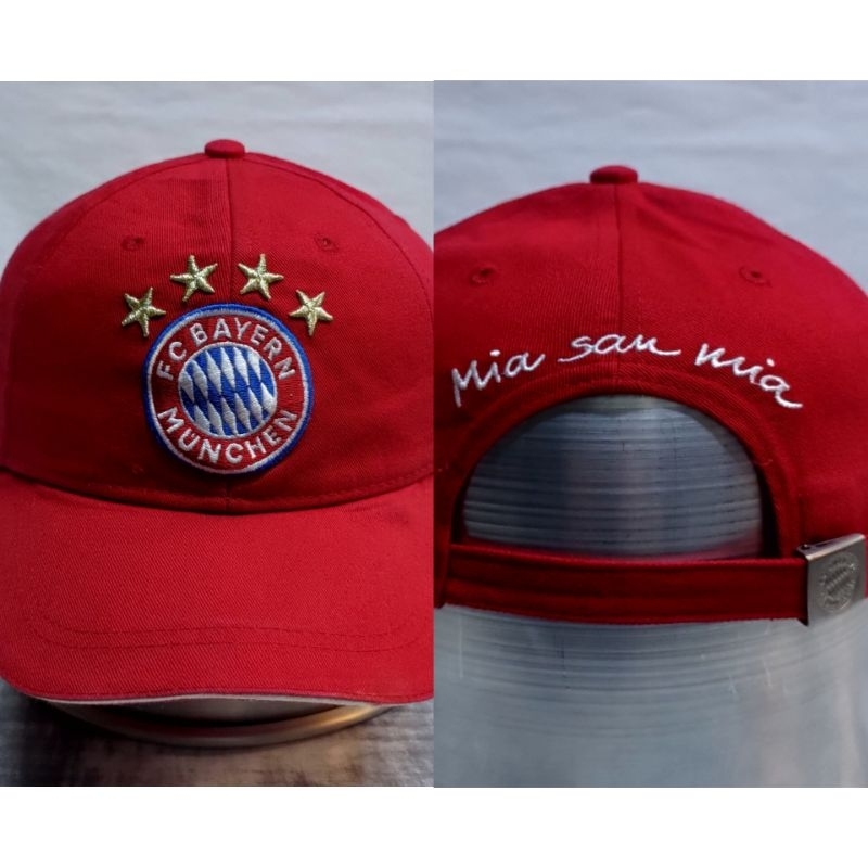 Topi FC Bayern Munchen Official Visor Pendek Authentic Original Second PL