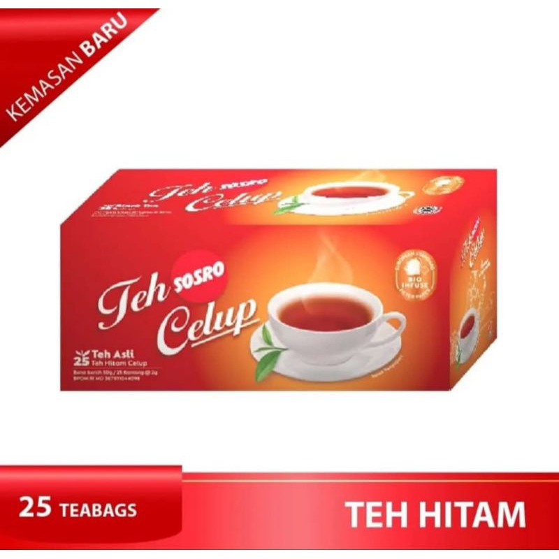 

teh celup sosro (isi 25 pcs)