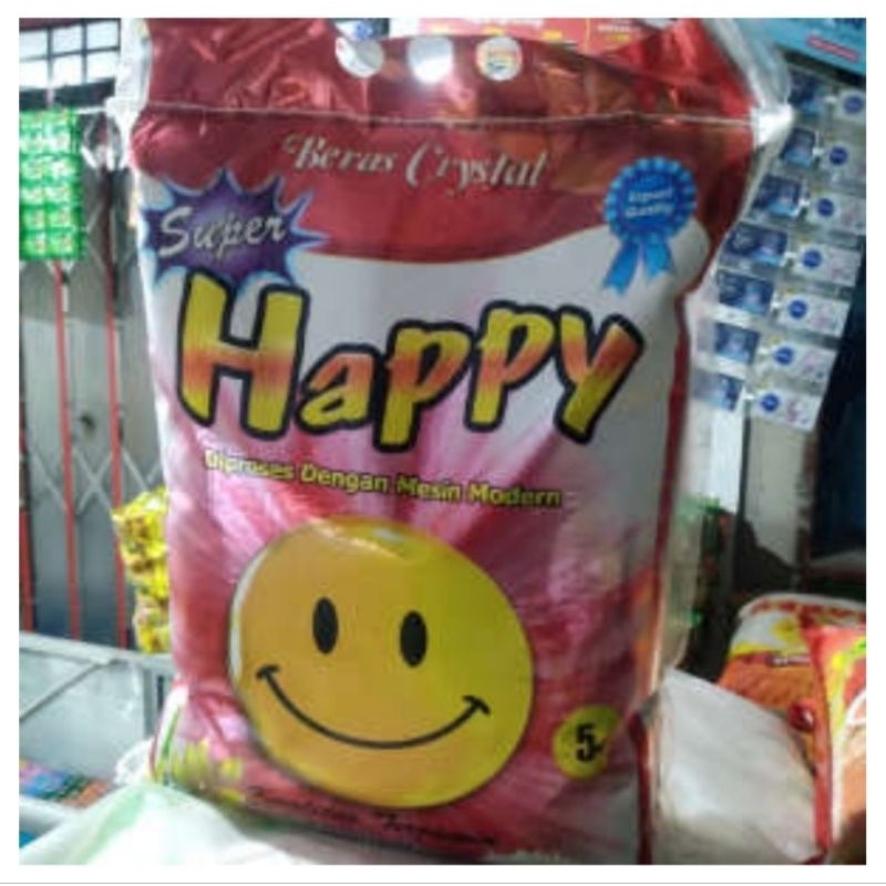 

beras happy merah super 5 Kg