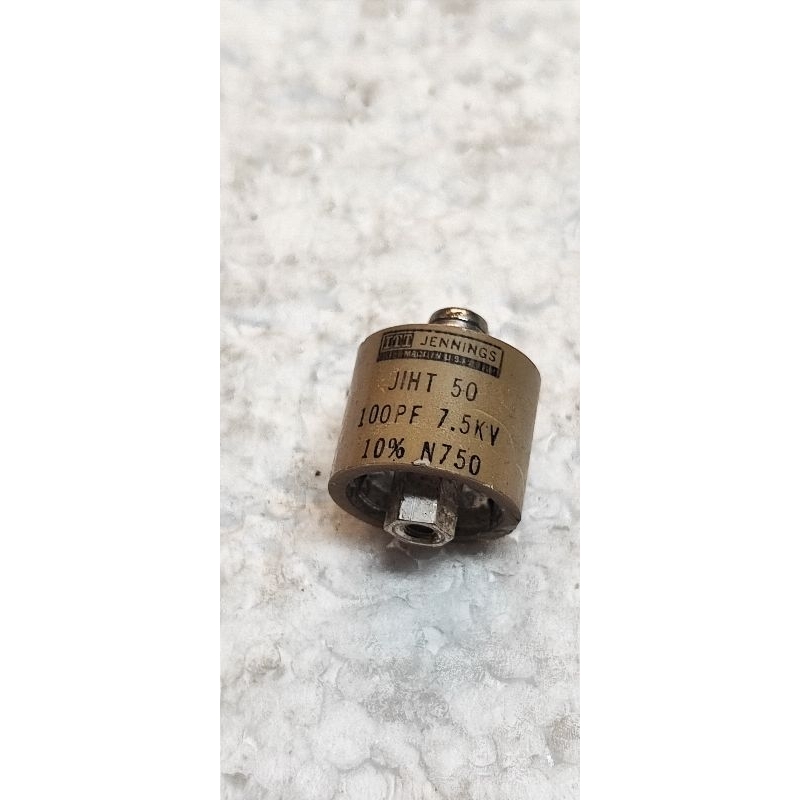 Capasitor High voltage JENNINGS usa 100pf 7,5KV