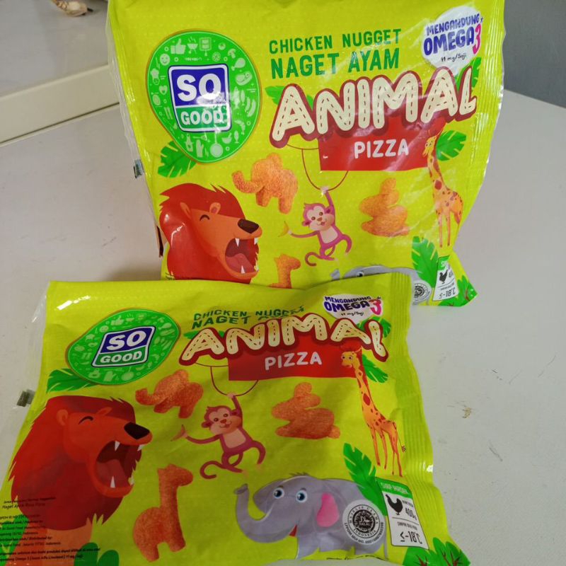 

So good chicken nugget animal 400gr