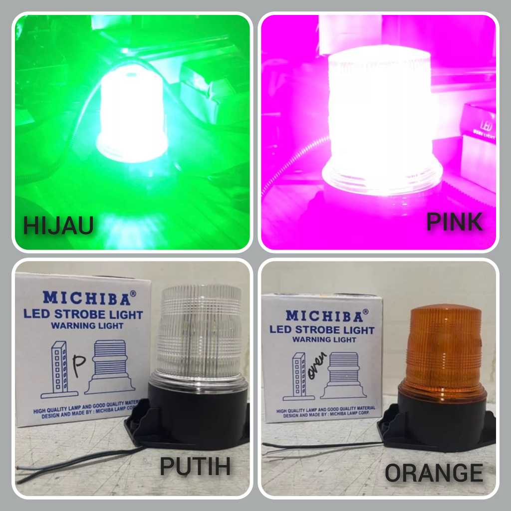 Lampu Led Rotari Michiba 231 Orange 12-24V