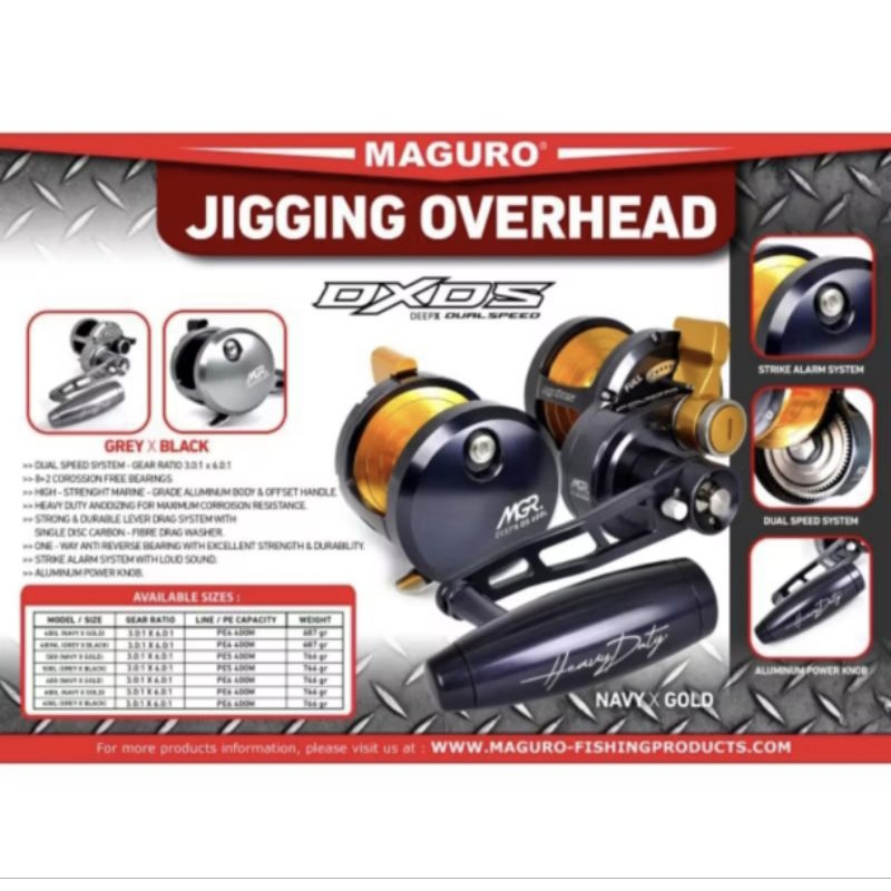 Reel OH MAGURO DEEP-X DS DUAL SPEED
